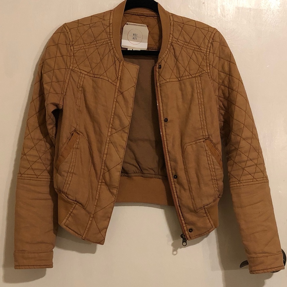 Anthropologie Blush Bomber